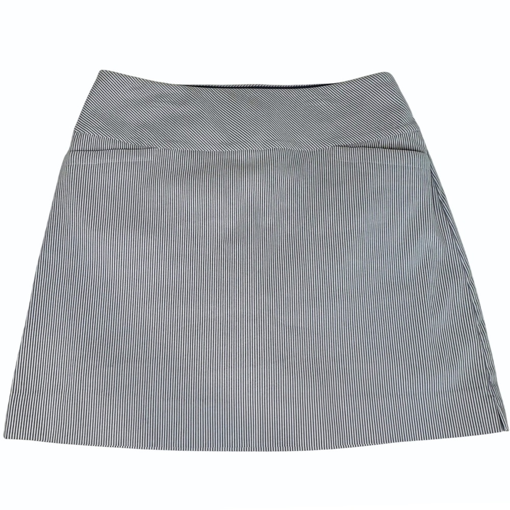 SC & CO Blue White Striped Skort Womens Large Active Golf Tennis Pockets